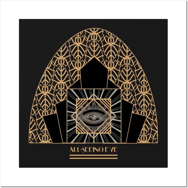 All Seeing-Eye - Art Deco Wall Art by RAdesigns